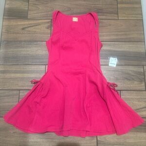 Free people pink mini dress